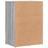 vidaXL Sideboards 2 Stk. Grau Sonoma 59x39x80 cm Holzwerkstoff