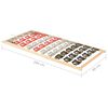 vidaXL Lattenrost mit 12 Latten Verstellbares Kopfteil 80x200 cm