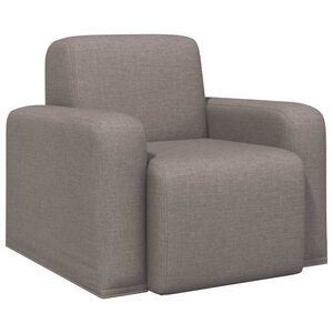 vidaXL Sessel Taupe Stoff