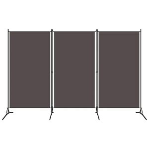 vidaXL 3-tlg. Raumteiler Anthrazit 260x180 cm