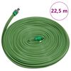 vidaXL Sprinklerschlauch Gr&uuml;n 22,5 m PVC