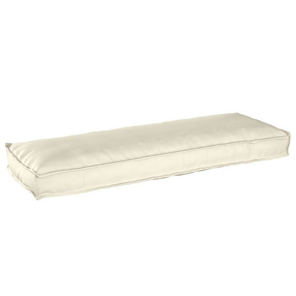 vidaXL Pallet Kissen Set 2 pcs Creme 120 x 40 x 8 cm Oxford-Stoff