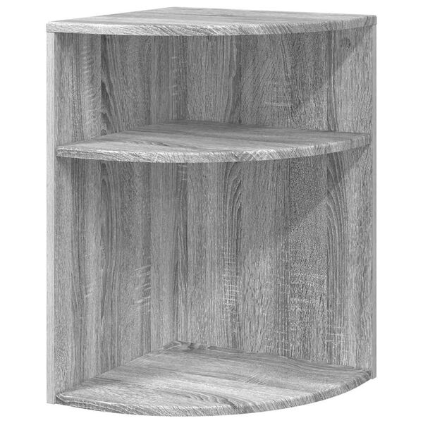 vidaXL Beistelltisch Graues Sonoma 39,7 x 39,7 x 60 cm Holzwerkstoff