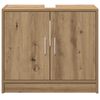 vidaXL Badezimmerschrank Artisan-Eiche 63 x 29 x 55 cm Holzwerkstoff