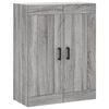 vidaXL Wandschrank Grau Sonoma 69,5x34x90 cm Holzwerkstoff