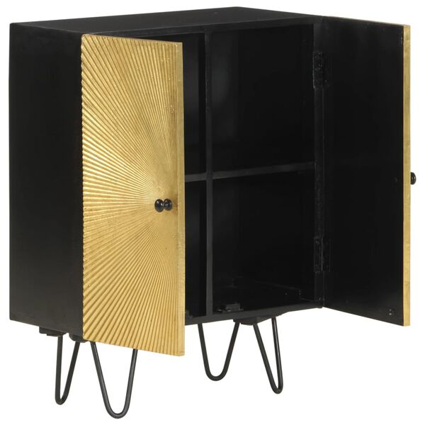 vidaXL Sideboard 55x30x75 cm Massivholz Mango