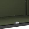 vidaXL K&uuml;chenaufbewahrung mit Regal Olive Gr&uuml;n 60 x 50 x 92 cm Stahl