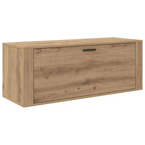 vidaXL Schuhschrank Artisan-Eiche 100 x 35 x 38 cm Holzwerkstoff