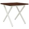 vidaXL Live Edge Esstisch 90 x 90 x 75 cm Massivholz Akazie