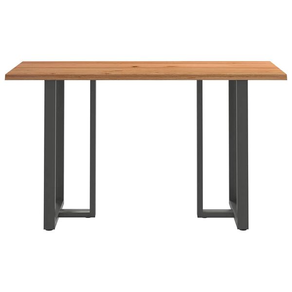 vidaXL Bartisch Baumkante 200x80x112 cm Massivholz Eiche Rechteckig