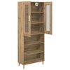vidaXL Highboard Artisan-Eiche 69,5 x 34 x 180 cm