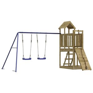 vidaXL Spielturm Impr&auml;gniertes Kiefernholz