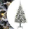 vidaXL K&uuml;nstlicher Weihnachtsbaum mit 300 LEDs mit St&auml;nder Wei&szlig; 180 cm