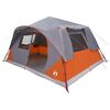 vidaXL Sofort Zelt mit Dach Grau und Orange 365 x 280 x 200 cm