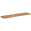vidaXL Tischplatte 140x40x2,5cm Rechteckig Massivholz Akazie Baumkante