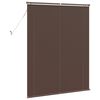 vidaXL Venetianer Jalousie Dunkelbraun mit Muster 150 x 110 cm PVC