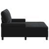 vidaXL Lounge-Liege mit Kissen Schwarz 91 x 157 x 91 cm Samt