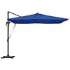 vidaXL Sonnenschirm mit LED-Lichtleisten Azure Blau 286 x 284 x 270 cm