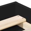 vidaXL Bettgestell Schwarz 120x190 cm