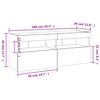 vidaXL TV-Wandschrank mit LED-Leuchten Betongrau 100x30x40 cm