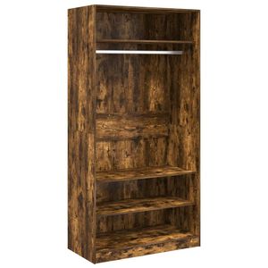 vidaXL Kleiderschrank R&auml;uchereiche 100x50x200 cm Holzwerkstoff