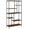 vidaXL B&uuml;cherregal R&auml;uchereiche 99x35,5x176 cm Holzwerkstoff und Stahl