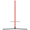 vidaXL Tennisnetz Schwarz und Rot 400x100x87 cm Polyester