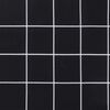 vidaXL Palettenkissen Schwarz Karomuster 50x50x12 cm Stoff