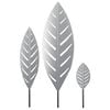 vidaXL Gartenstecker 3 stk. 116,5 x 35 x 3 cm Verzinkter Stahl Silber