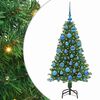 vidaXL K&uuml;nstlicher Weihnachtsbaum mit 150 LEDs mit St&auml;nder Gr&uuml;n 120 cm