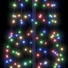 vidaXL LED Weihnachtsbaum mit Erdspie&szlig;en Mehrfarbig 400 cm Eisen