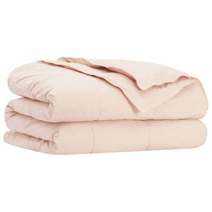 vidaXL Bettdecke 135 x 200 cm F&uuml;r alle Jahreszeiten Kapokfaser Beige