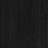 vidaXL Massivholzbett Schwarz Kiefer 200x200 cm
