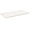 vidaXL Tischplatte Wei&szlig; 110x55x2,5 cm Massivholz Kiefer Rechteckig