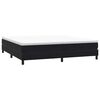 vidaXL Boxspringbett ohne Matratze Schwarz 200x210 cm Samt
