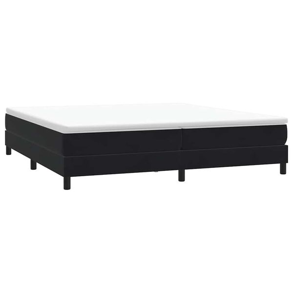 vidaXL Boxspringbett ohne Matratze Schwarz 200x210 cm Samt