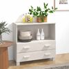 vidaXL Sideboard HAMAR Wei&szlig; 85x35x80 cm Massivholz Kiefer