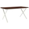 vidaXL Live Edge Esstisch 160 x 90 x 75 cm Massivholz Akazie