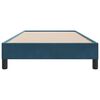 vidaXL Boxspringbett ohne Matratze Dunkelblau 100x210 cm Samt