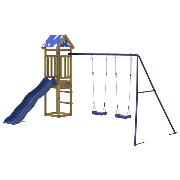 vidaXL Spielturm Impr&auml;gniertes Kiefernholz