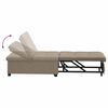 vidaXL Schlafsofa Taupe 194 x 67 x 82 cm Mikrofaser