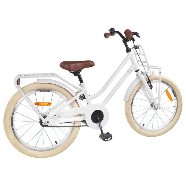 vidaXL Kinderfahrrad 20 Zoll f&uuml;r 6-11 Jahre alt Wei&szlig;
