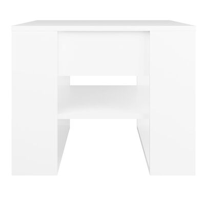 vidaXL Couchtisch Weiß 55,5x55x45 cm Holzwerkstoff