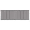 vidaXL Sonnenliegen-Auflage Grau 186x58x4 cm Oxford-Gewebe