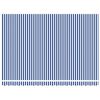 vidaXL Markise Einziehbar Blau und Wei&szlig; 4x3 m Stoff und Aluminium