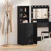 vidaXL Highboard Schwarz Eichen-Optik 40 x 40,5 x 135 cm Holzwerkstoff