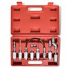 Adapter Fettpressen, 7 tlg. Set, Panzerschlauch
