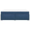 vidaXL Boxspringbett mit Matratze Blau 140x190 cm Stoff