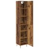 vidaXL Highboard 2 pcs Altholz Holzwerkstoff