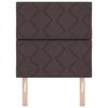 vidaXL Kopfteil Dunkelbraun 80 cm Stoff